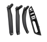 CMJAHU Reemplazo de manija de puerta interior for BMW X5, X6, E70, E71, E72 (2007-2014, LHD, RHD)(Black RHD 4PCS SET)