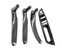 CMJAHU Reemplazo de manija de puerta interior for BMW X5, X6, E70, E71, E72 (2007-2014, LHD, RHD)(Carbonfiber RHD SET)