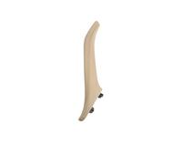 CMJAHU Reemplazo del conjunto de manija de cuero for puerta interior del pasajero izquierdo y derecho de BMW Serie 5 F10 F11 F18 520 523 525 530 51417225852(Left Beige)