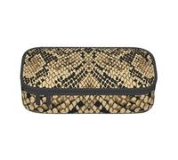 CMJSGG Arte de Piel de Serpiente Animal, Estuche para lápices, Estuche para lápices Estuche para lápices de Gran Capacidad Estuche para cosméticos
