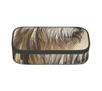 CMJSGG Arte del Perro pequeño Basset Griffon Vendeen, Estuche para lápices, Estuche para lápices Estuche para lápices de Gran Capacidad Estuche para cosméticos