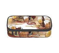 CMJSGG Barril de Cerveza y Vino, Estuche para lápices, Estuche para lápices Estuche para lápices de Gran Capacidad Estuche para cosméticos