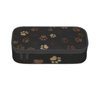 CMJSGG Barro con Estampado de Patas, Estuche para lápices, Estuche para lápices Estuche para lápices de Gran Capacidad Estuche para cosméticos