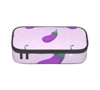 CMJSGG Berenjena Vegetal Fruta, Estuche para lápices, Estuche para lápices Estuche para lápices de Gran Capacidad Estuche para cosméticos
