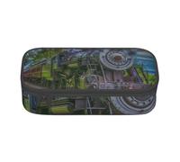 CMJSGG Bonito Tren de Vapor, Estuche para lápices, Estuche para lápices Estuche para lápices de Gran Capacidad Estuche para cosméticos