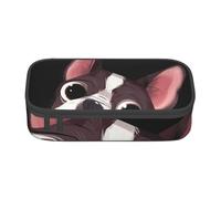 CMJSGG Boston Terrier Naturaleza, Estuche para lápices, Estuche para lápices Estuche para lápices de Gran Capacidad Estuche para cosméticos
