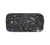 CMJSGG Brillo Galaxy Impreso No Brillo Real, Estuche para lápices, Estuche para lápices Estuche para lápices de Gran Capacidad Estuche para cosméticos
