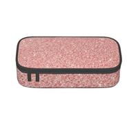 CMJSGG Brillo Rosa Dorado Rosa, Estuche para lápices, Estuche para lápices Estuche para lápices de Gran Capacidad Estuche para cosméticos