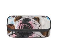 CMJSGG Bulldog francés, Estuche para lápices, Estuche para lápices Estuche para lápices de Gran Capacidad Estuche para cosméticos