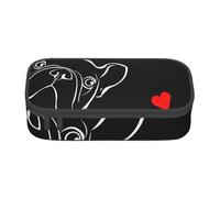 CMJSGG Bulldog francés, Estuche para lápices, Estuche para lápices Estuche para lápices de Gran Capacidad Estuche para cosméticos