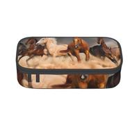 CMJSGG Caballo Corriendo, Estuche para lápices, Estuche para lápices Estuche para lápices de Gran Capacidad Estuche para cosméticos