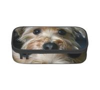 CMJSGG Cachorro Morkie, Estuche para lápices, Estuche para lápices Estuche para lápices de Gran Capacidad Estuche para cosméticos