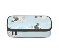 CMJSGG Cachorros de Perro de Dibujos Animados Lindo, Estuche para lápices, Estuche para lápices Estuche para lápices de Gran Capacidad Estuche para cosméticos