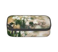 CMJSGG Campanilla de Primavera Salvaje, Estuche para lápices, Estuche para lápices Estuche para lápices de Gran Capacidad Estuche para cosméticos