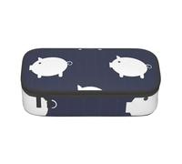 CMJSGG Cerdo Lindo, Estuche para lápices, Estuche para lápices Estuche para lápices de Gran Capacidad Estuche para cosméticos