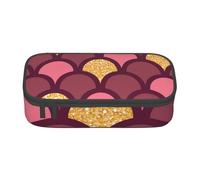 CMJSGG Escama de pez con Brillo Dorado, Estuche para lápices, Estuche para lápices Estuche para lápices de Gran Capacidad Estuche para cosméticos