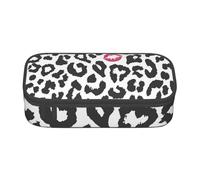 CMJSGG Estampado Animal con Forma De Beso, Estuche para lápices, Estuche para lápices Estuche para lápices de Gran Capacidad Estuche para cosméticos