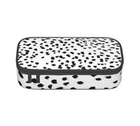 CMJSGG Estampado Animal en Blanco y Negro con Lunares dálmatas, Estuche para lápices, Estuche para lápices Estuche para lápices de Gran Capacidad Estuche para cosméticos