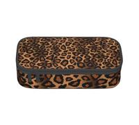 CMJSGG Estampado Animal Leopardo marrón, Estuche para lápices, Estuche para lápices Estuche para lápices de Gran Capacidad Estuche para cosméticos
