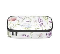 CMJSGG Estampado de Flores de Colores, Estuche para lápices, Estuche para lápices Estuche para lápices de Gran Capacidad Estuche para cosméticos