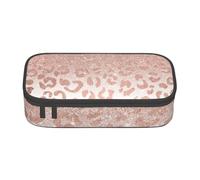 CMJSGG Estampado de Purpurina de Oro Rosa., Estuche para lápices, Estuche para lápices Estuche para lápices de Gran Capacidad Estuche para cosméticos