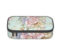 CMJSGG Flor Acuarela Floral Primavera, Estuche para lápices, Estuche para lápices Estuche para lápices de Gran Capacidad Estuche para cosméticos