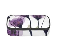 CMJSGG Flores De Esperanza Púrpura Lavanda, Estuche para lápices, Estuche para lápices Estuche para lápices de Gran Capacidad Estuche para cosméticos