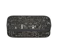 CMJSGG Fórmulas científicas Dibujadas a Mano en la Pizarra para el Fondo, Estuche para lápices, Estuche para lápices Estuche para lápices de Gran Capacidad Estuche para cosméticos