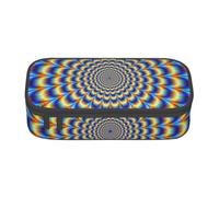 CMJSGG GIF de ilusión óptica en Espiral, Estuche para lápices, Estuche para lápices Estuche para lápices de Gran Capacidad Estuche para cosméticos