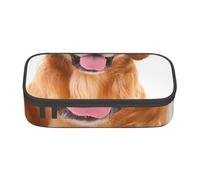 CMJSGG Golden Retriever Impreso, Estuche para lápices, Estuche para lápices Estuche para lápices de Gran Capacidad Estuche para cosméticos