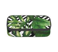 CMJSGG Hojas Verdes De Palmera Planta Tropical, Estuche para lápices, Estuche para lápices Estuche para lápices de Gran Capacidad Estuche para cosméticos