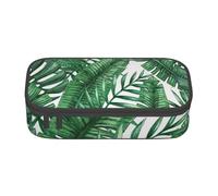 CMJSGG Hojas Verdes Impresas., Estuche para lápices, Estuche para lápices Estuche para lápices de Gran Capacidad Estuche para cosméticos