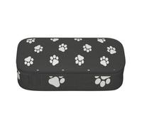 CMJSGG Huellas de Pata de Perro Huellas de Pata de Gato Mascota, Estuche para lápices, Estuche para lápices Estuche para lápices de Gran Capacidad Estuche para cosméticos