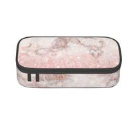 CMJSGG Imitación Rosa Oro Rosa Brillo mármol Blanco Ombre, Estuche para lápices, Estuche para lápices Estuche para lápices de Gran Capacidad Estuche para cosméticos
