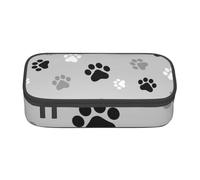 CMJSGG Impresión de Huellas de Animales, Estuche para lápices, Estuche para lápices Estuche para lápices de Gran Capacidad Estuche para cosméticos