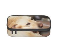 CMJSGG Impresión de Labrador Retriever Amarillo, Estuche para lápices, Estuche para lápices Estuche para lápices de Gran Capacidad Estuche para cosméticos