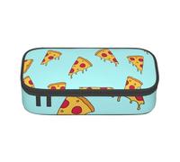 CMJSGG Impresión de Pizza, Estuche para lápices, Estuche para lápices Estuche para lápices de Gran Capacidad Estuche para cosméticos