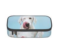 CMJSGG Labrador Divertido, Estuche para lápices, Estuche para lápices Estuche para lápices de Gran Capacidad Estuche para cosméticos