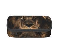 CMJSGG León Africano Salvaje Felino Mane Primer Plano Vida Silvestre, Estuche para lápices, Estuche para lápices Estuche para lápices de Gran Capacidad Estuche para cosméticos