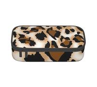 CMJSGG Leopardo Guepardo Leopardo Amor, Estuche para lápices, Estuche para lápices Estuche para lápices de Gran Capacidad Estuche para cosméticos