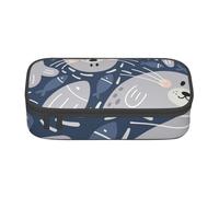 CMJSGG Linda Foca, Estuche para lápices, Estuche para lápices Estuche para lápices de Gran Capacidad Estuche para cosméticos