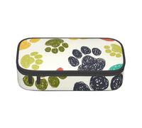 CMJSGG Linda Pata de Perro, Estuche para lápices, Estuche para lápices Estuche para lápices de Gran Capacidad Estuche para cosméticos