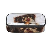 CMJSGG Lindo, Chihuahua, Perro, Animal, Estuche para lápices, Estuche para lápices Estuche para lápices de Gran Capacidad Estuche para cosméticos