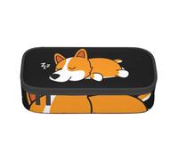 CMJSGG Lindo Corgi durmiendo, Estuche para lápices, Estuche para lápices Estuche para lápices de Gran Capacidad Estuche para cosméticos