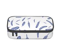 CMJSGG Lindo Estampado de Plumas., Estuche para lápices, Estuche para lápices Estuche para lápices de Gran Capacidad Estuche para cosméticos