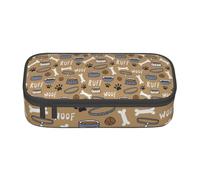 CMJSGG Lindo Hueso de Perro, Estuche para lápices, Estuche para lápices Estuche para lápices de Gran Capacidad Estuche para cosméticos