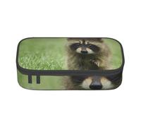 CMJSGG Lindo Mapache Estampado a la Moda., Estuche para lápices, Estuche para lápices Estuche para lápices de Gran Capacidad Estuche para cosméticos