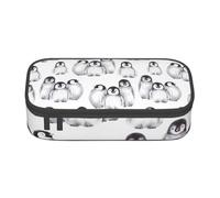 CMJSGG Lindo pequeño pingüino en Invierno, Estuche para lápices, Estuche para lápices Estuche para lápices de Gran Capacidad Estuche para cosméticos