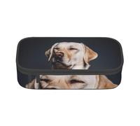 CMJSGG Lindo Perro Labrador, Estuche para lápices, Estuche para lápices Estuche para lápices de Gran Capacidad Estuche para cosméticos