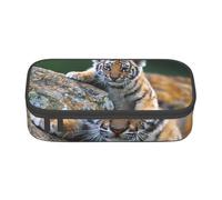 CMJSGG Lindo Tigre, Estuche para lápices, Estuche para lápices Estuche para lápices de Gran Capacidad Estuche para cosméticos